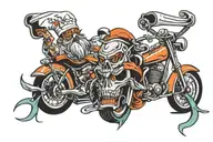 chef chopper ghost   tattoo design idea