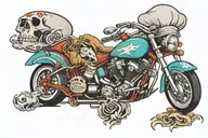 chef chopper ghost   tattoo design idea