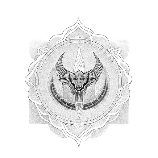 st raphael healing tattoo design idea