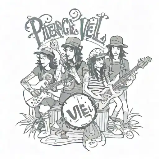 Pierce the veil   tattoo design idea