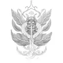 laurel wreath tattoo design idea
