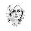 adele  tattoo design idea