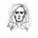 adele  tattoo design idea
