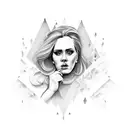 adele  tattoo design idea
