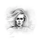 adele  tattoo design idea