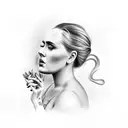 adele  tattoo design idea