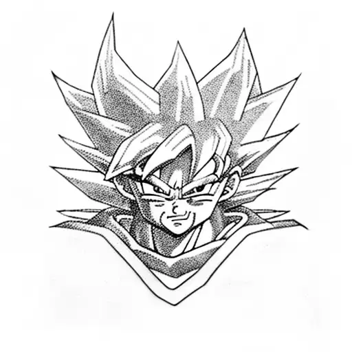goku kid tattoo design idea