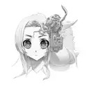 gojo satoru anime tattoo design idea