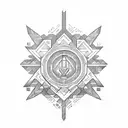 Sol de mayo tattoo design idea