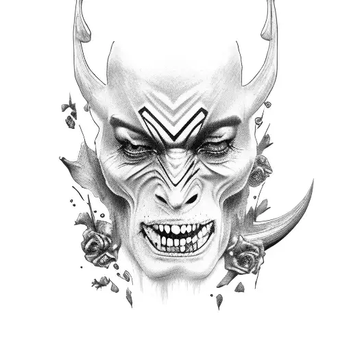 bowie hornamentos toro tattoo design idea