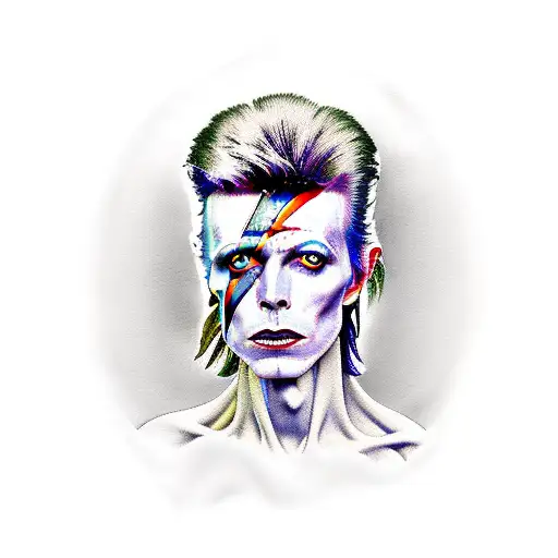 david bowie bull rolling stones tattoo design idea