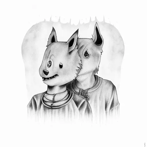 Kids see ghosts by Kanye West tattoo design idea