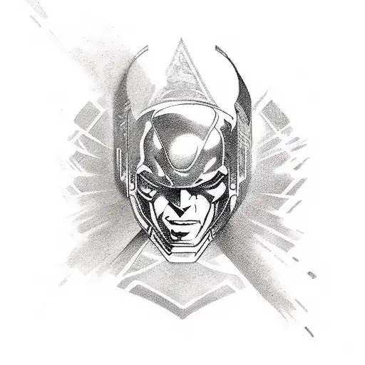 Superman logo tattoo design idea