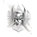 Superman logo tattoo design idea