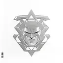 Superman logo tattoo design idea