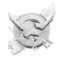 Superman logo tattoo design idea