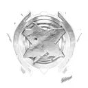 Superman logo tattoo design idea