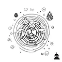 Tardis tattoo design idea