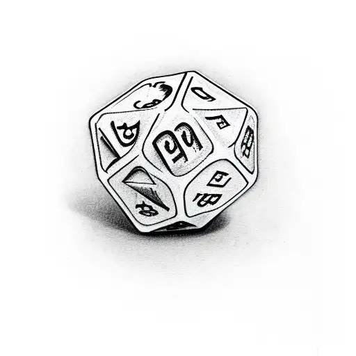 Grim Reaper cards dice tattoo design idea