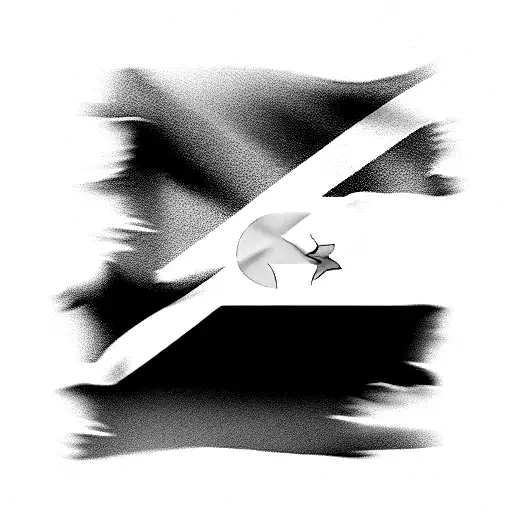 Christian flag and Venezuela flag tattoo design idea