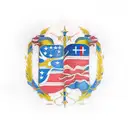 Christian flag and Venezuela flag tattoo design idea