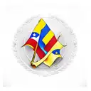 Christian flag and Venezuela flag tattoo design idea