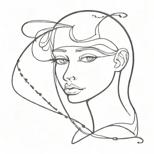 curiosity tattoo design idea