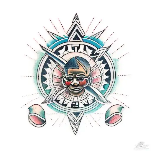 represents change, fijian style tattoo design idea