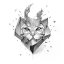 broken heart tattoo design idea