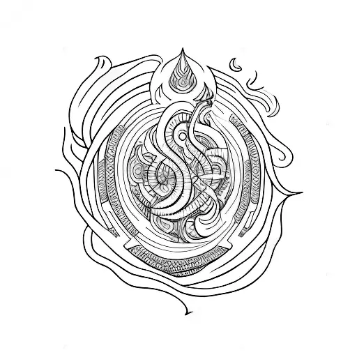 Shiv tattoo design idea