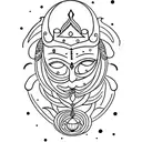 Shiv tattoo design idea