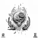 idk 333 sauce boyz money time tattoo design idea