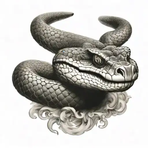 realistic design of a king cobra on the forearm tattoo design idea