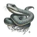 realistic design of a king cobra on the forearm tattoo design idea
