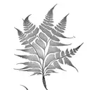 Fern Tree tattoo design idea