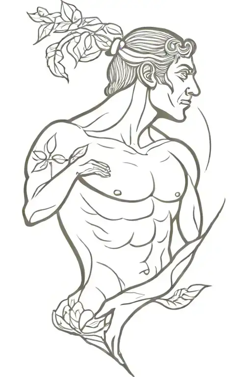 Dionysus whole body tattoo design idea