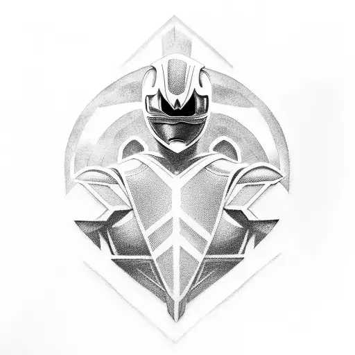 power ranger  tattoo design idea