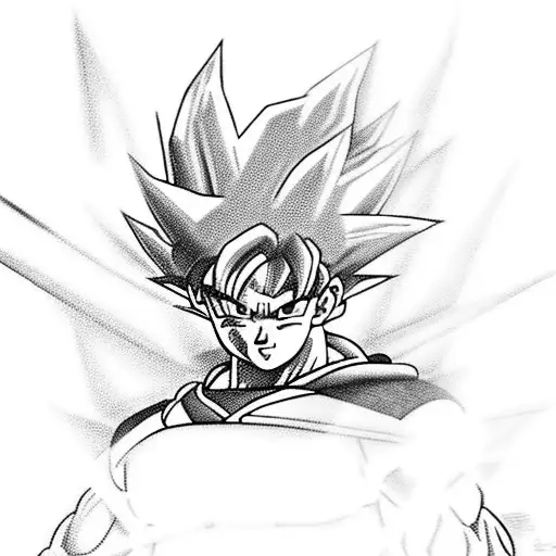 goku + power ranger + seiya + tsubasa tattoo design idea