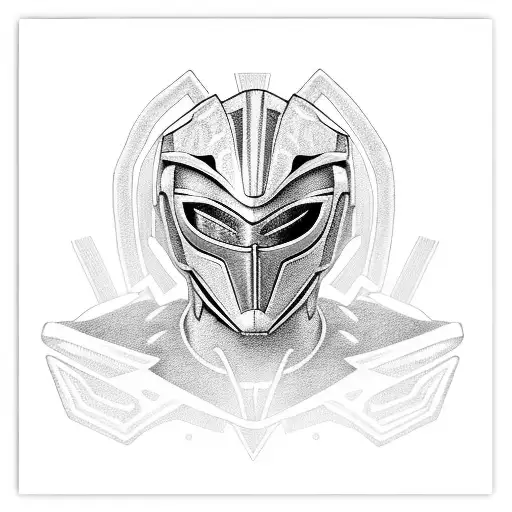 green power ranger  tattoo design idea