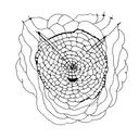 Minimalist with the phrase Solitude tattoo design idea