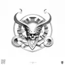 Greece mythology tattoo design idea