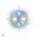 Fenix with binary geometry background tattoo design idea