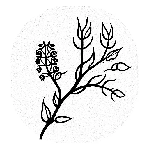 wisteria, aurora, and book  tattoo design idea