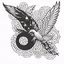 Eros tattoo design idea
