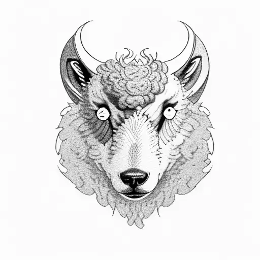 There are three types of people in this world: sheep, wolves, and sheepdogs. tattoo design idea