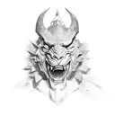 honor and strength tattoo design idea