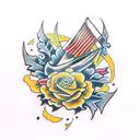 1971 tattoo design idea