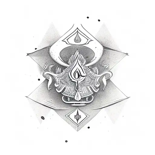 Ace of Spades tattoo design idea