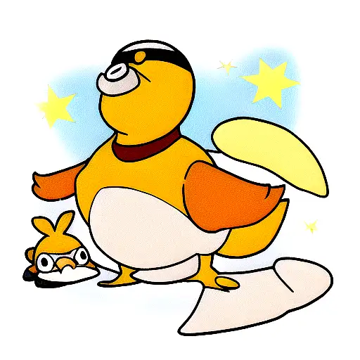 psyduck pokemon tattoo design idea