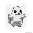 psyduck pokemon tattoo design idea